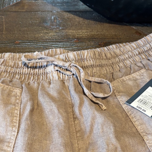 Universal Thread High Waist Drawstring Shorts - Tan - Picture 10 of 12